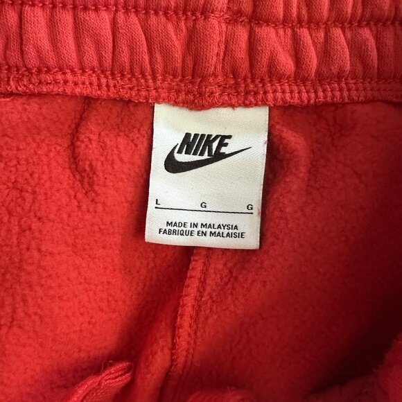 Nike Sportswear Club Fleece Big Kids Joggers Size L RED - Picture 4 of 4